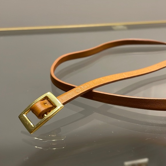 Ultra-thin Sunday best genuine leather belt - Picture 3 of 3